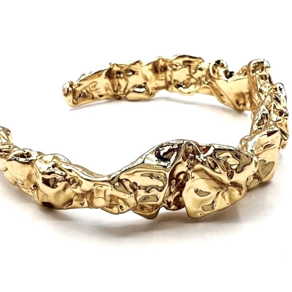 Amber Sceats Emery Cuff Bracelet 24K Gold Plated. New without tags. - Picture 1 of 4